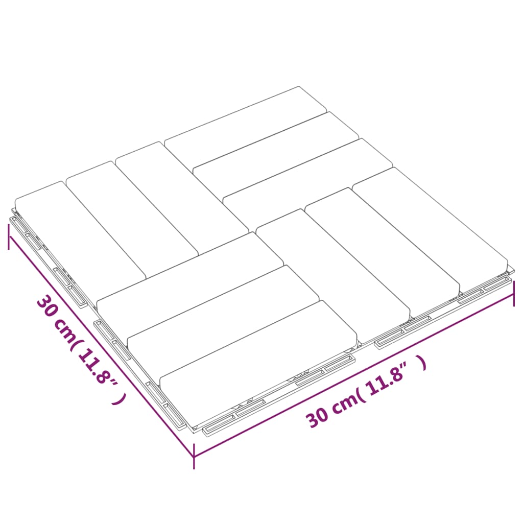 8720845689933_g_en_hd_7 vidaXL Decking Tiles 10 pcs 30x30 cm Solid Wood Teak - Image 9