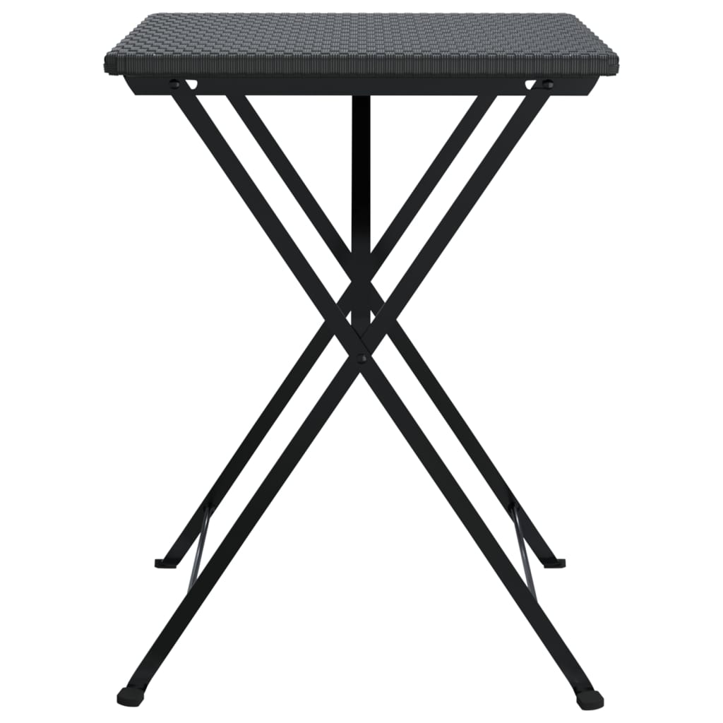 8720845689940_g_en_hd_2 vidaXL Folding Bistro Table Black 55x54x71 cm Poly Rattan - Image 4