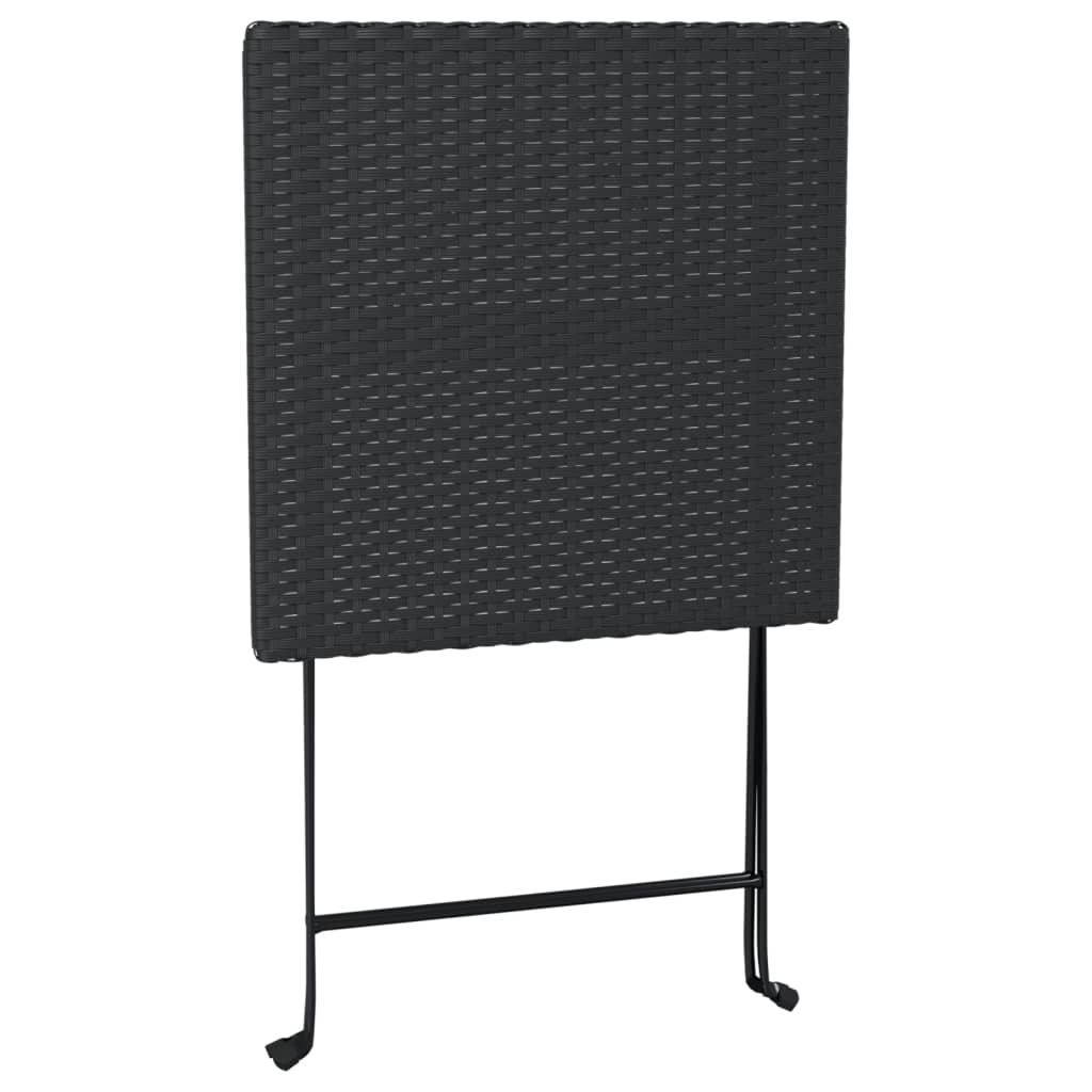 8720845689940_g_en_hd_4 vidaXL Folding Bistro Table Black 55x54x71 cm Poly Rattan - Image 6