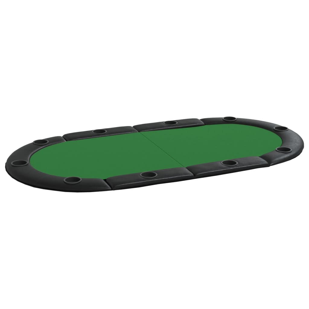 8720845690069_a_en_hd_1 vidaXL 10-Player Folding Poker Tabletop Green 208x106x3 cm - Image 2