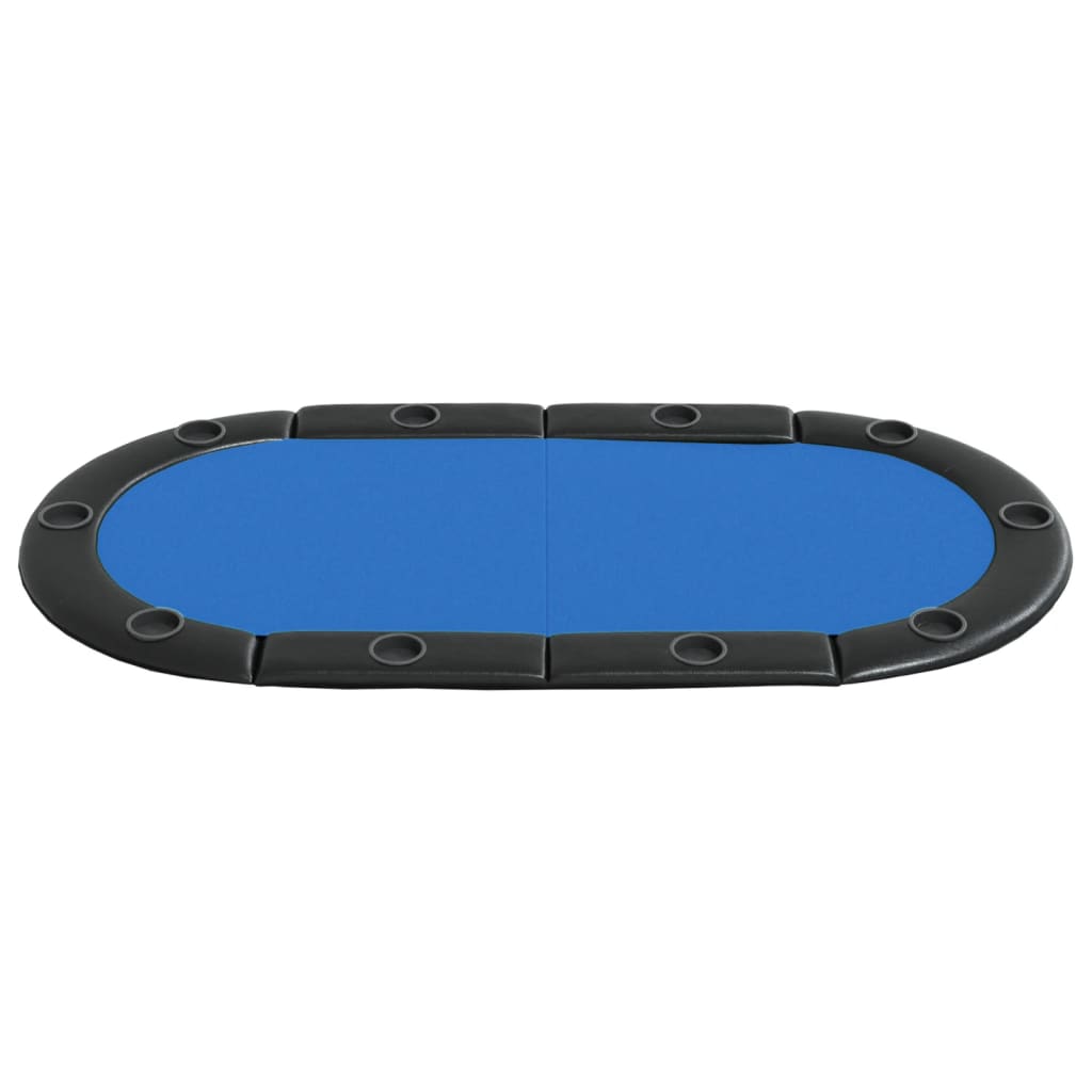 8720845690076_g_en_hd_1 vidaXL 10-Player Folding Poker Tabletop Blue 208x106x3 cm - Image 3
