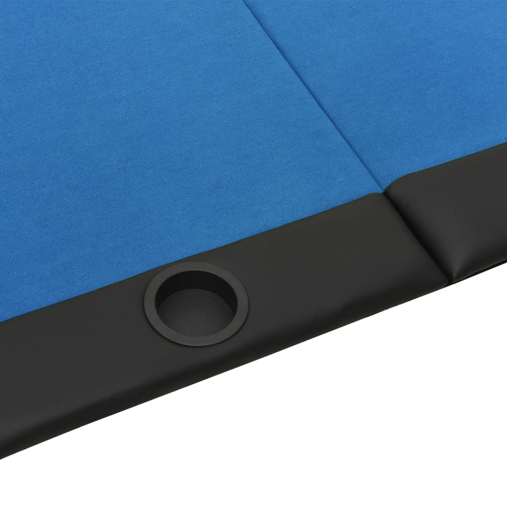8720845690076_g_en_hd_2 vidaXL 10-Player Folding Poker Tabletop Blue 208x106x3 cm - Image 4