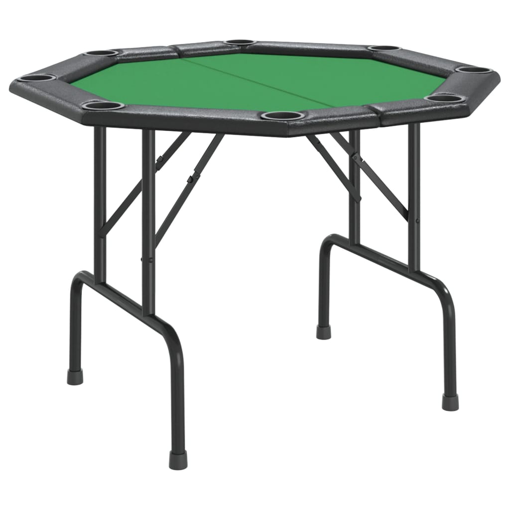 8720845690106_a_en_hd_1 vidaXL 8-Player Folding Poker Table Green 108x108x75 cm - Image 2
