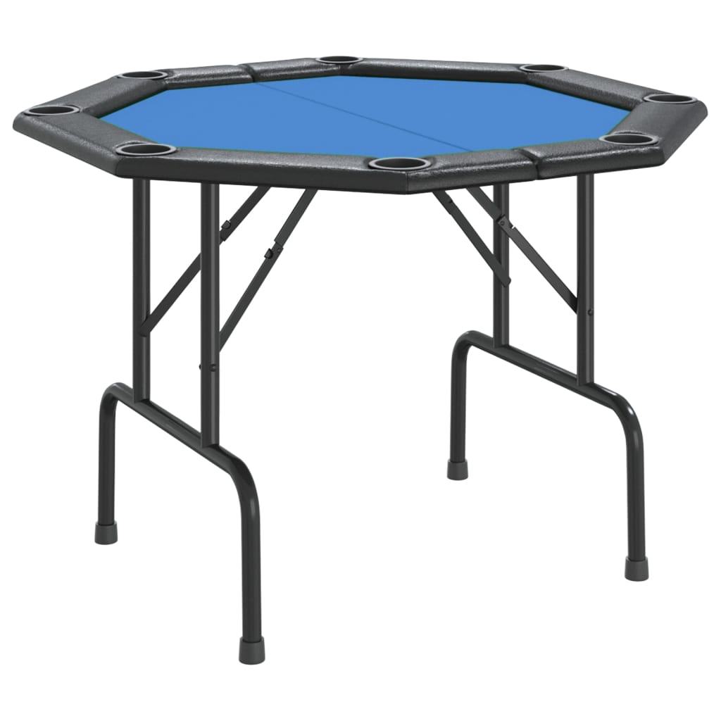 8720845690113_a_en_hd_1 vidaXL 8-Player Folding Poker Table Blue 108x108x75 cm - Image 2