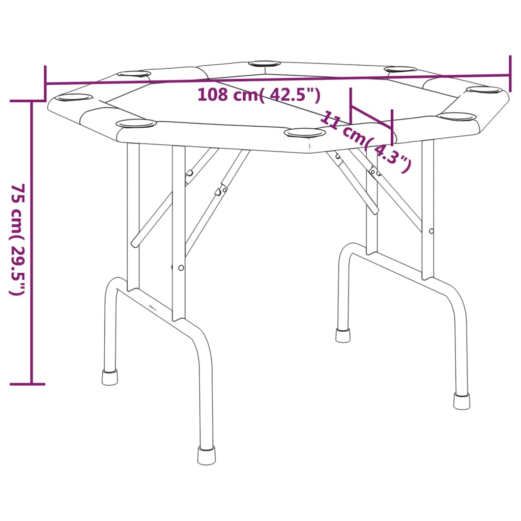 8720845690113_g_en_hd_4 vidaXL 8-Player Folding Poker Table Blue 108x108x75 cm - Image 6