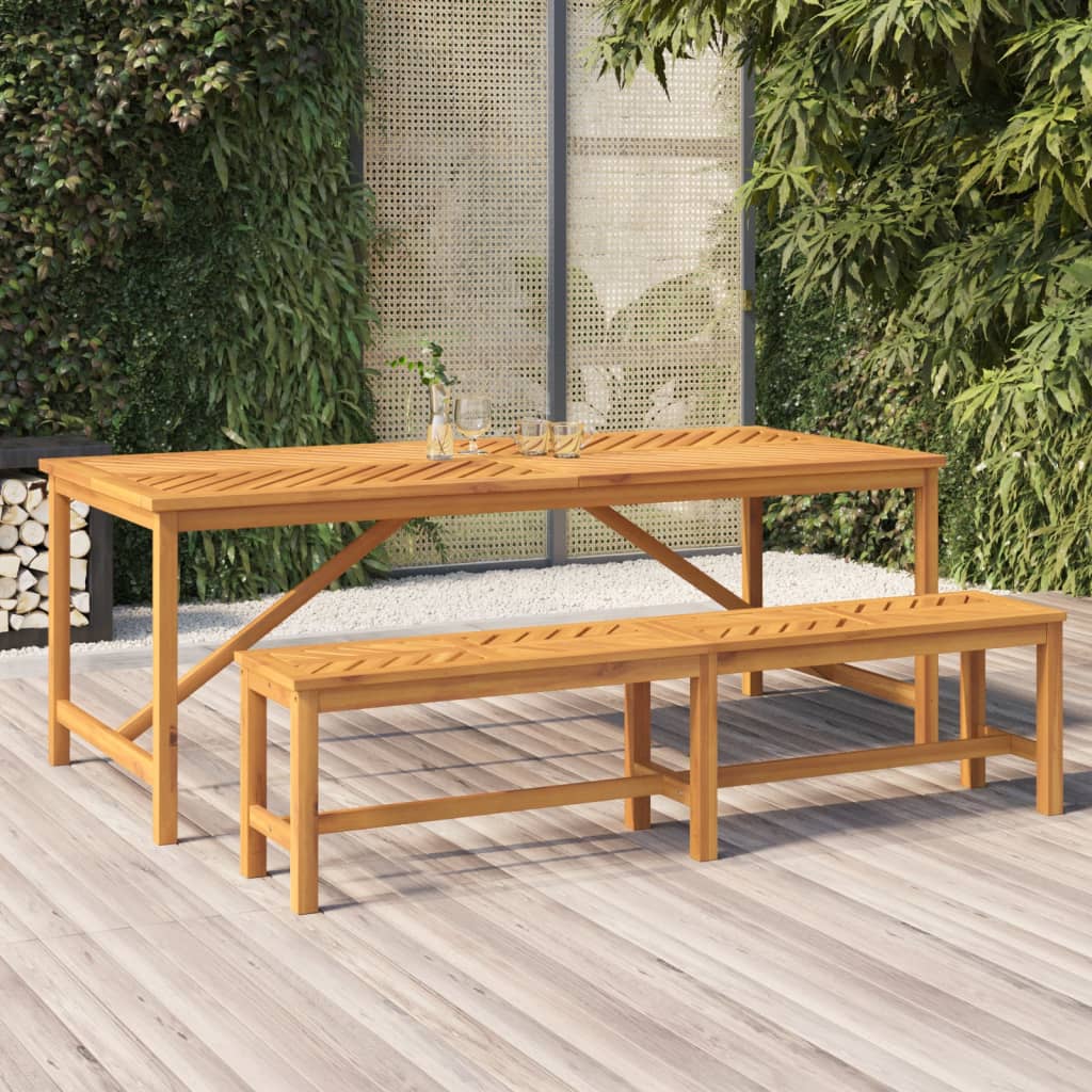 vidaXL Garden Bench 180 cm Solid Wood Acacia