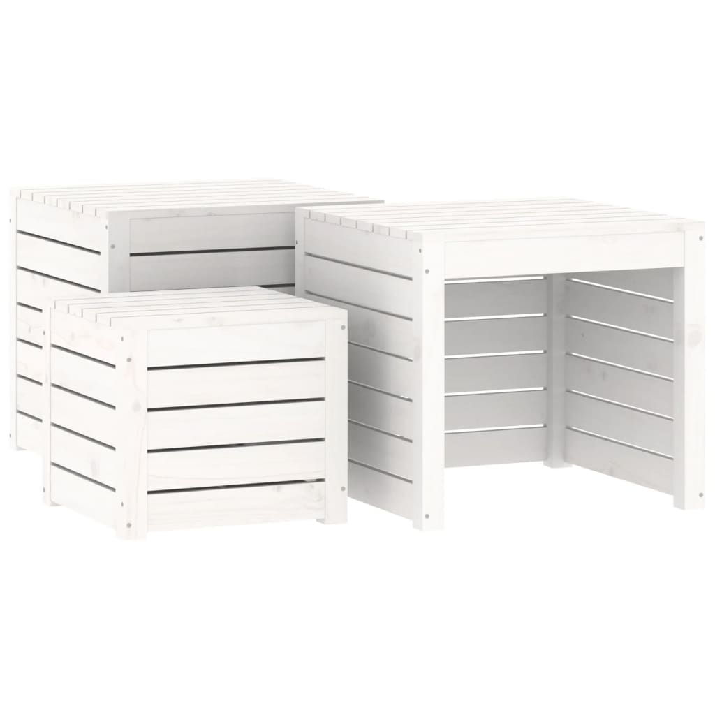 8720845690908_a_en_hd_1 vidaXL 3 Piece Garden Box Set White Solid Wood Pine - Image 2