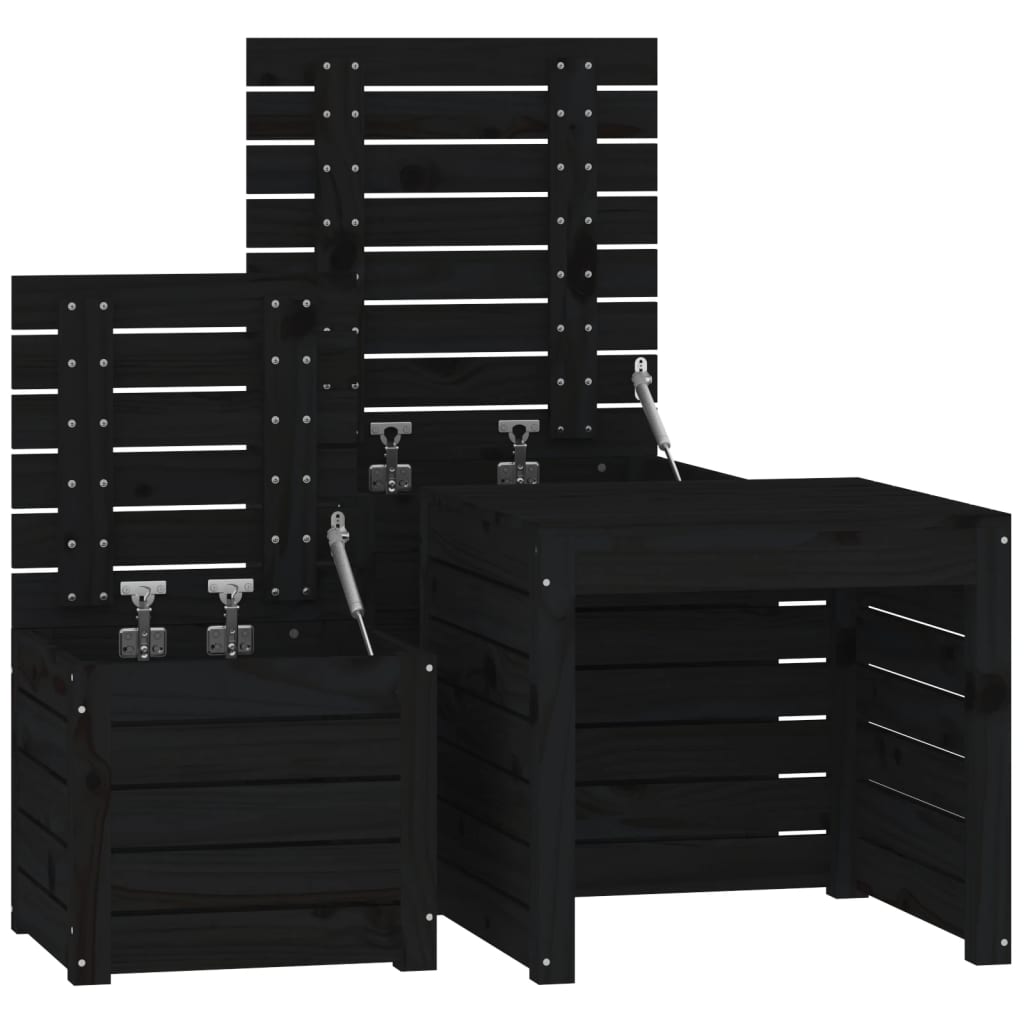 8720845690939_g_en_hd_6 vidaXL 3 Piece Garden Box Set Black Solid Wood Pine - Image 8