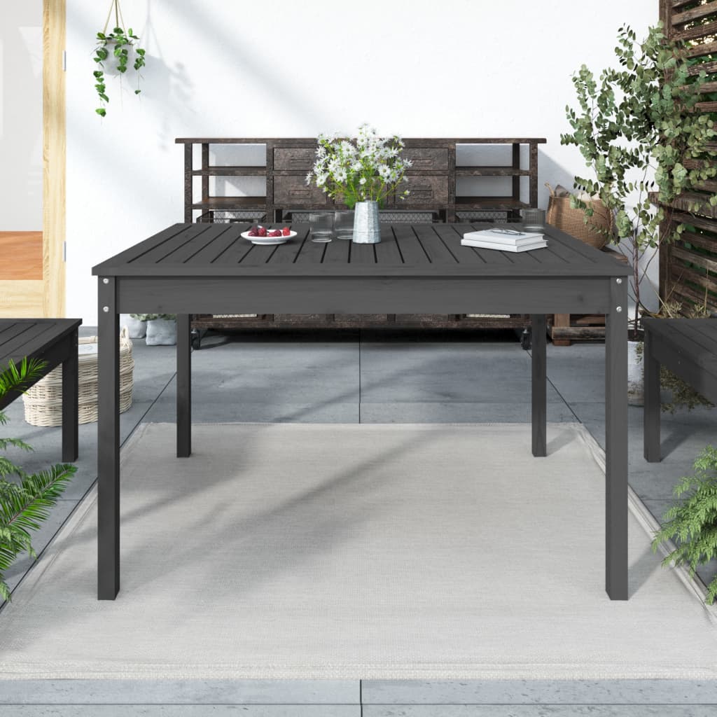 8720845691028_m_en_hd_1 vidaXL Garden Table Grey 121x82.5x76 cm Solid Wood Pine - Image 1
