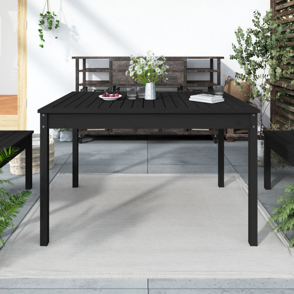 8720845691042_m_en_hd_1 vidaXL Garden Table Black 121x82.5x76 cm Solid Wood Pine - Image 1