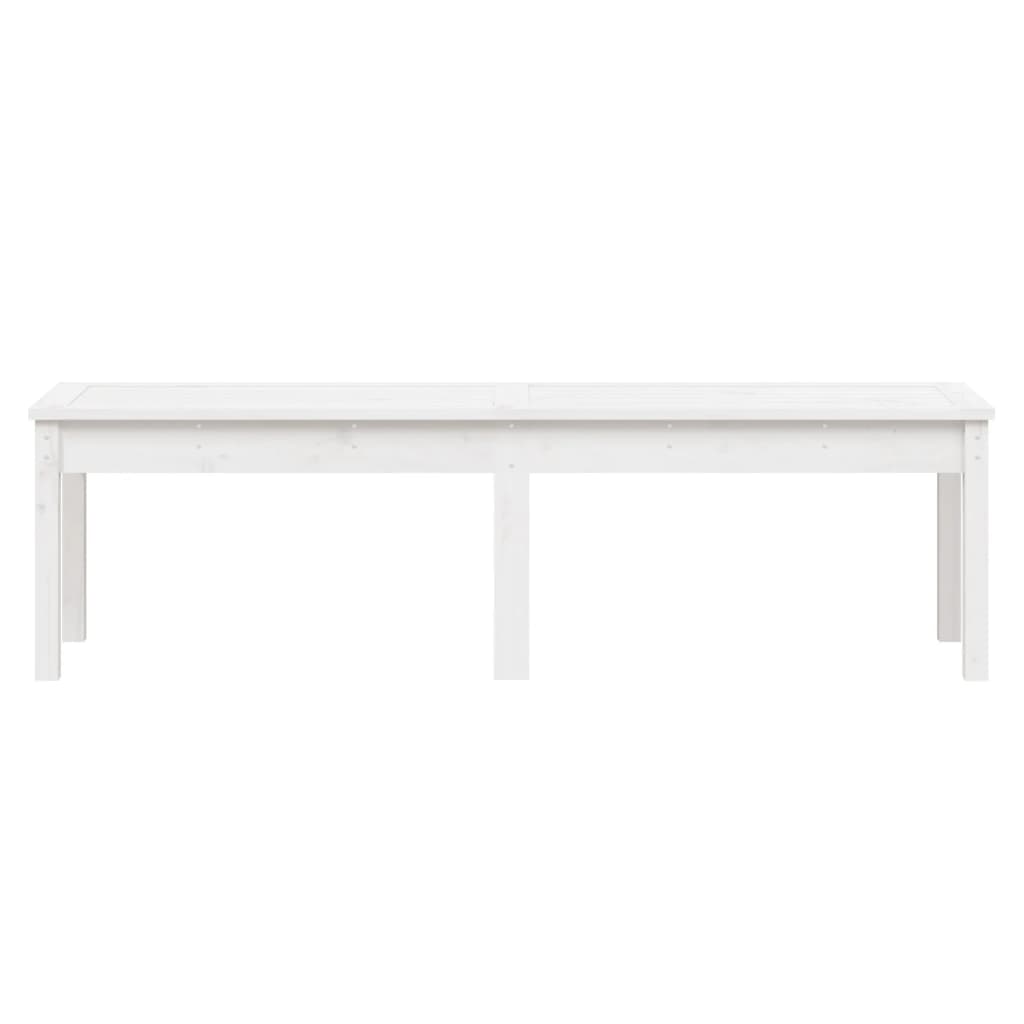 8720845691370_g_en_hd_2 vidaXL 2-Seater Garden Bench White 159.5x44x45 cm Solid Wood Pine - Image 4