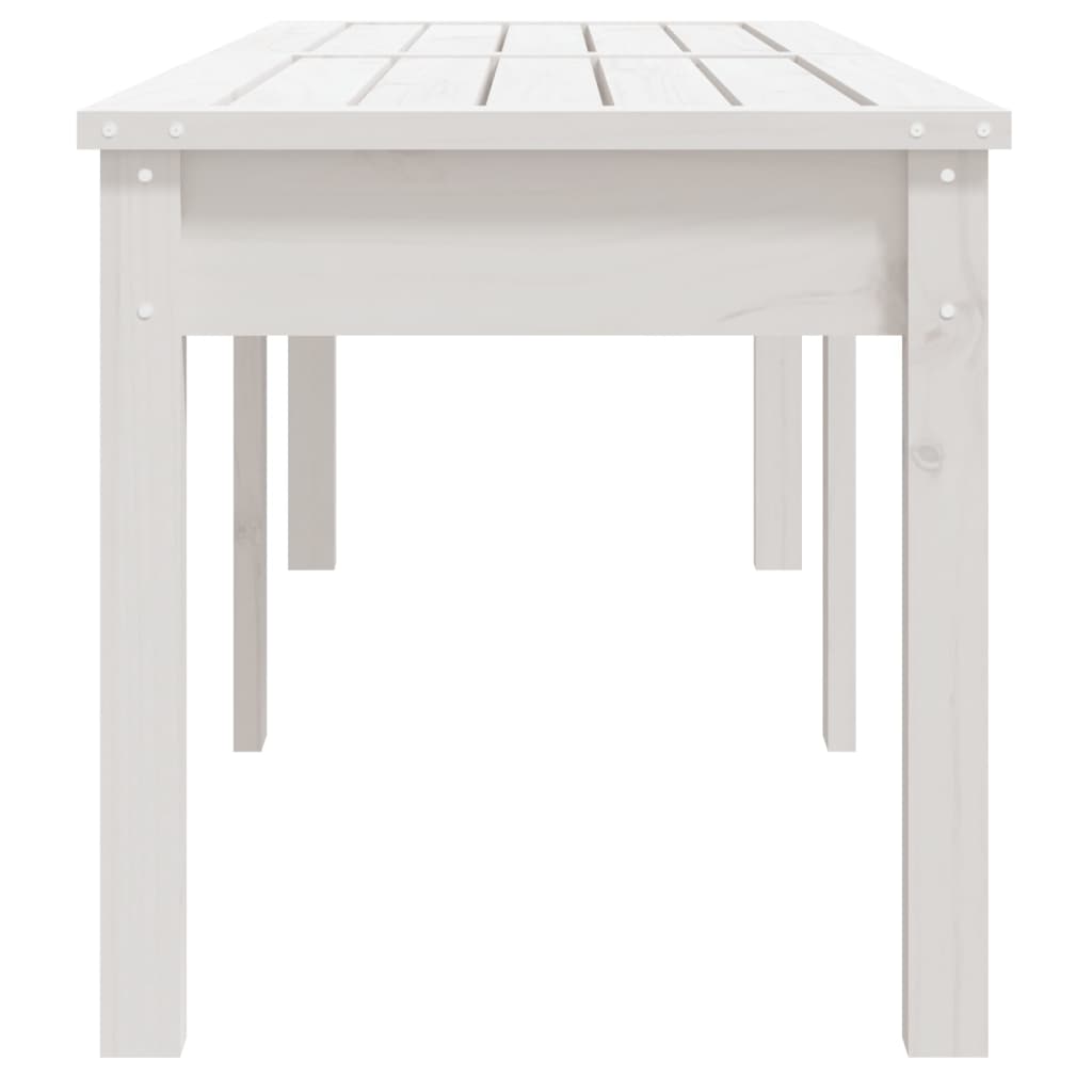 8720845691370_g_en_hd_3 vidaXL 2-Seater Garden Bench White 159.5x44x45 cm Solid Wood Pine - Image 5