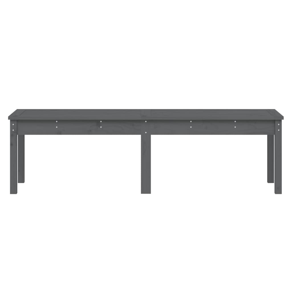 8720845691387_g_en_hd_2 vidaXL 2-Seater Garden Bench Grey 159.5x44x45 cm Solid Wood Pine - Image 4