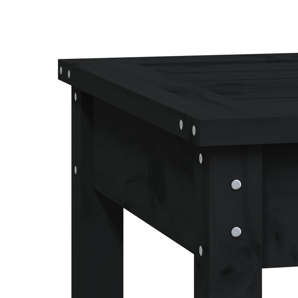 8720845691462_g_en_hd_4 vidaXL 2-Seater Garden Bench Black 203.5x44x45 cm Solid Wood Pine - Image 6