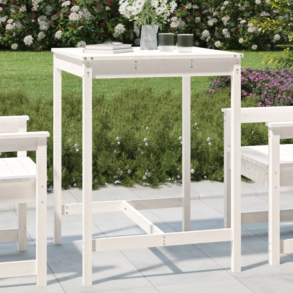 8720845691974_m_en_hd_1 vidaXL Garden Table White 82.5x82.5x110 cm Solid Wood Pine - Image 1