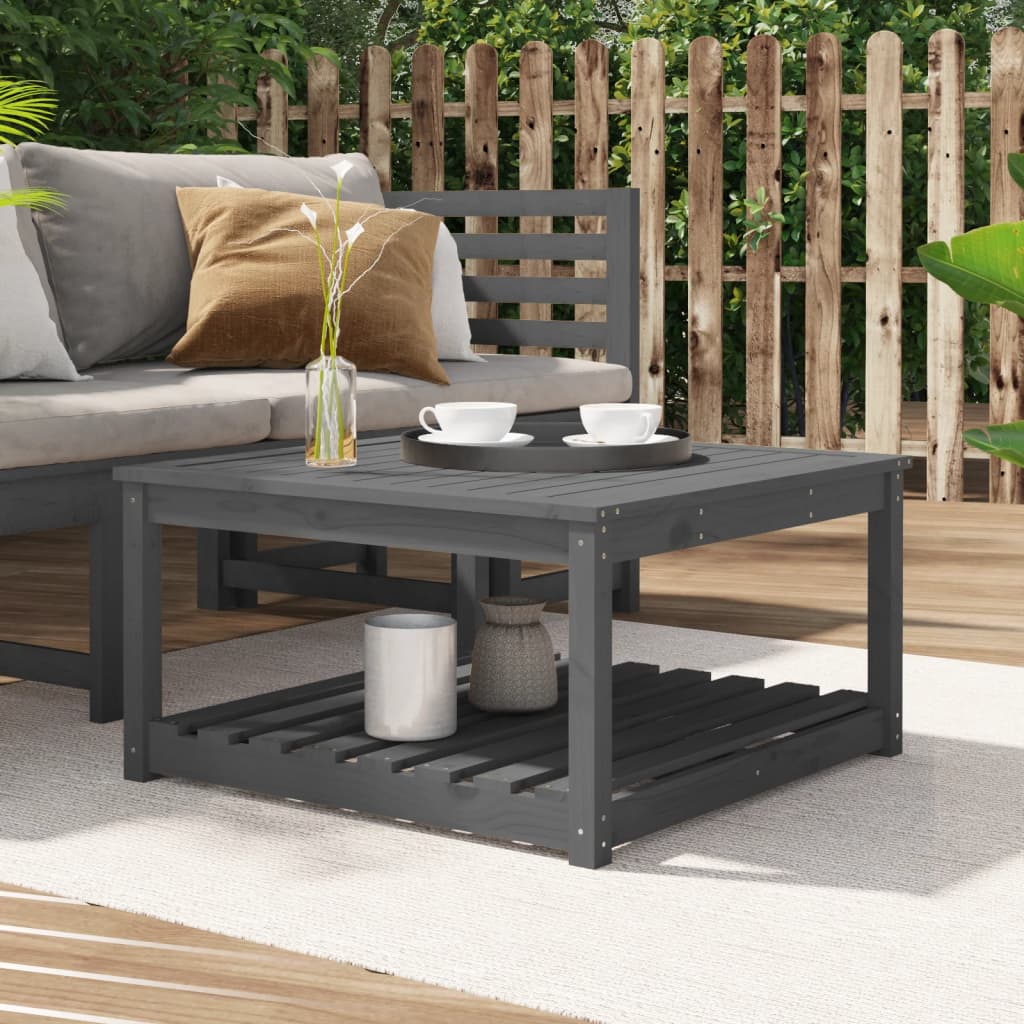 8720845692520_m_en_hd_1 vidaXL Garden Table Grey 82.5x82.5x45 cm Solid Wood Pine - Image 1