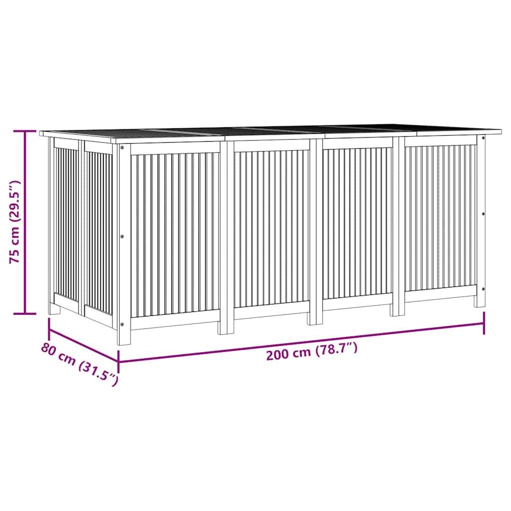 8720845693183_g_en_hd_9 vidaXL Garden Storage Box 200x80x75 cm Solid Wood Acacia - Image 11
