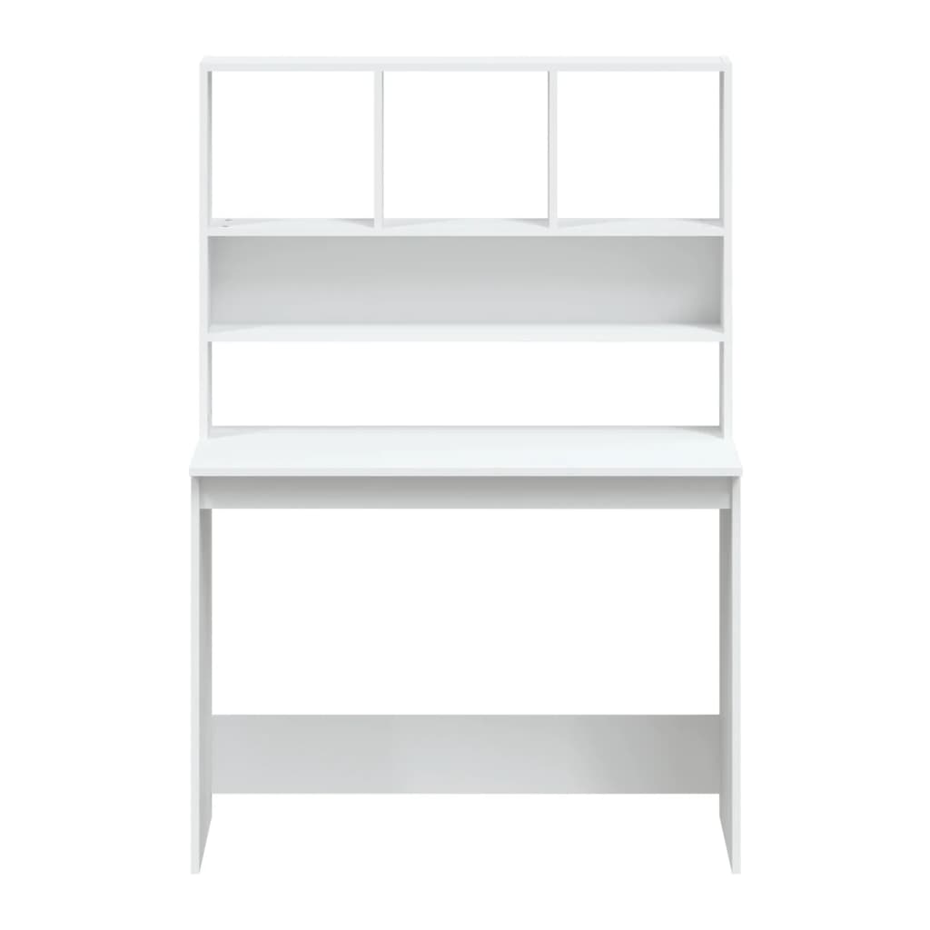 8720845693367_g_en_hd_3 vidaXL Desk with Shelves White 102x45x148 cm Engineered Wood - Image 6