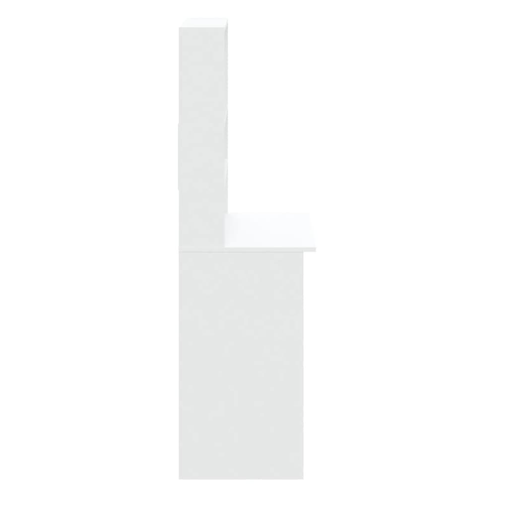 8720845693367_g_en_hd_4 vidaXL Desk with Shelves White 102x45x148 cm Engineered Wood - Image 7