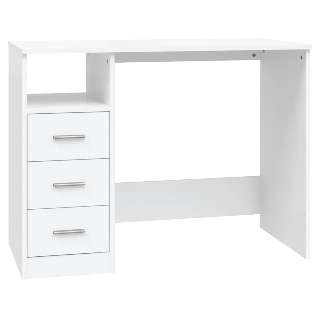 8720845693442_a_en_hd_1 vidaXL Desk with Drawers White 102x50x76 cm Engineered Wood - Image 2