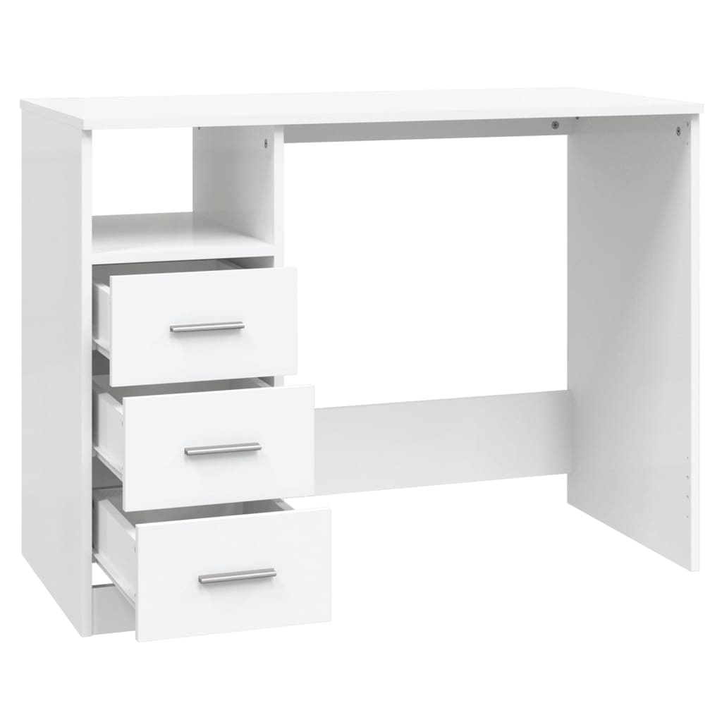 8720845693442_g_en_hd_3 vidaXL Desk with Drawers White 102x50x76 cm Engineered Wood - Image 6
