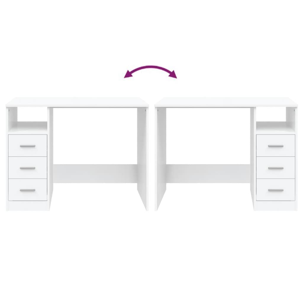 8720845693442_g_en_hd_5 vidaXL Desk with Drawers White 102x50x76 cm Engineered Wood - Image 8