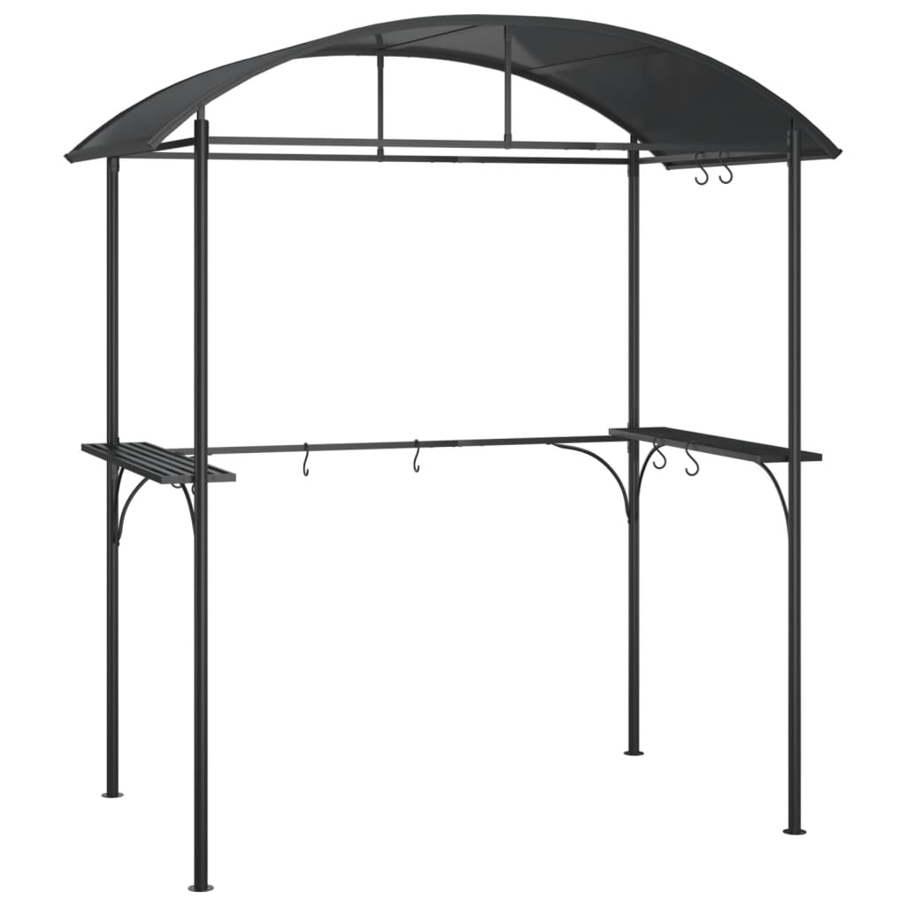 8720845696009_a_en_hd_1 vidaXL BBQ Gazebo with Side Shelves Anthracite 220x115x230 cm Steel - Image 2