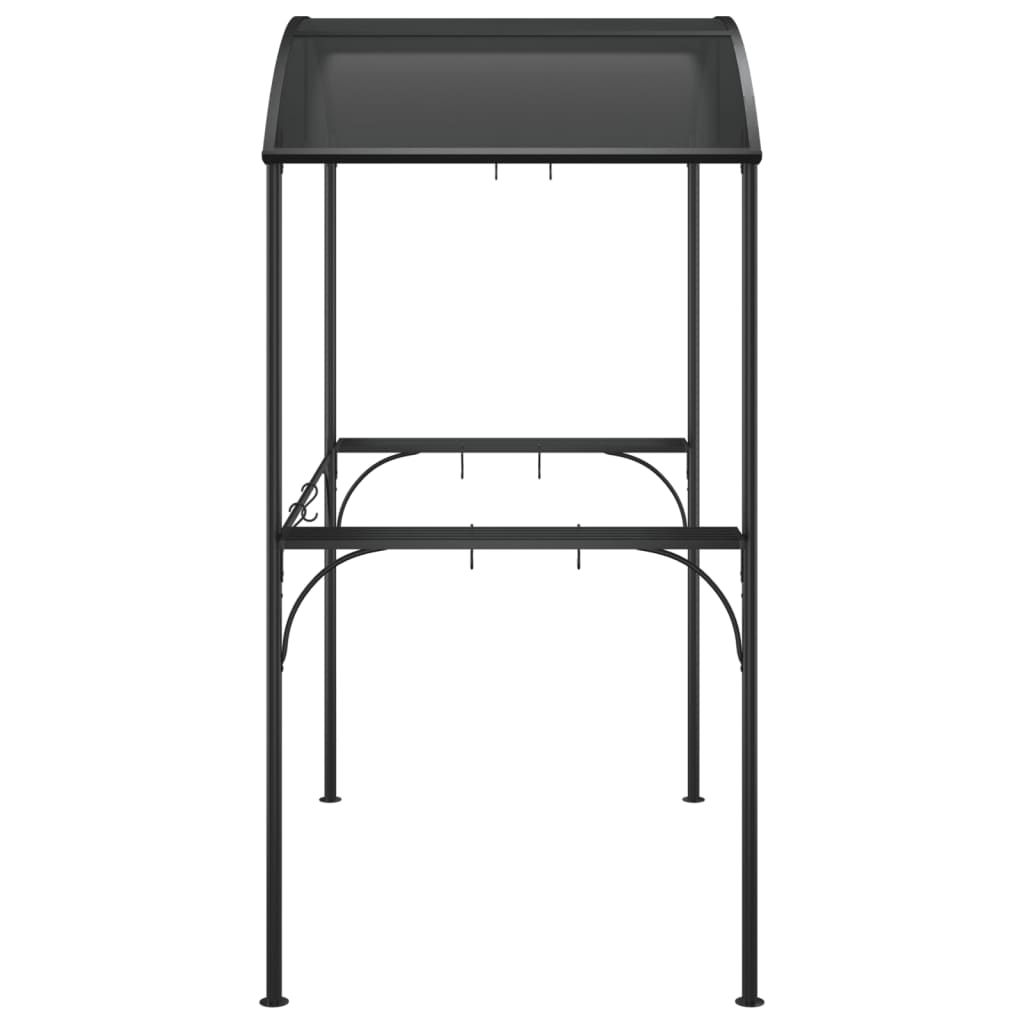 8720845696009_g_en_hd_2 vidaXL BBQ Gazebo with Side Shelves Anthracite 220x115x230 cm Steel - Image 4