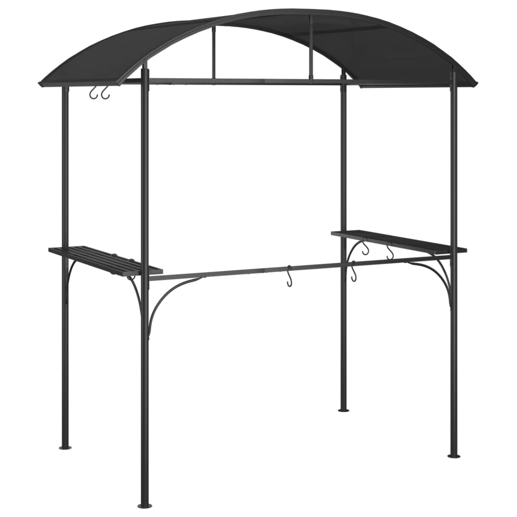 8720845696009_g_en_hd_3 vidaXL BBQ Gazebo with Side Shelves Anthracite 220x115x230 cm Steel - Image 5