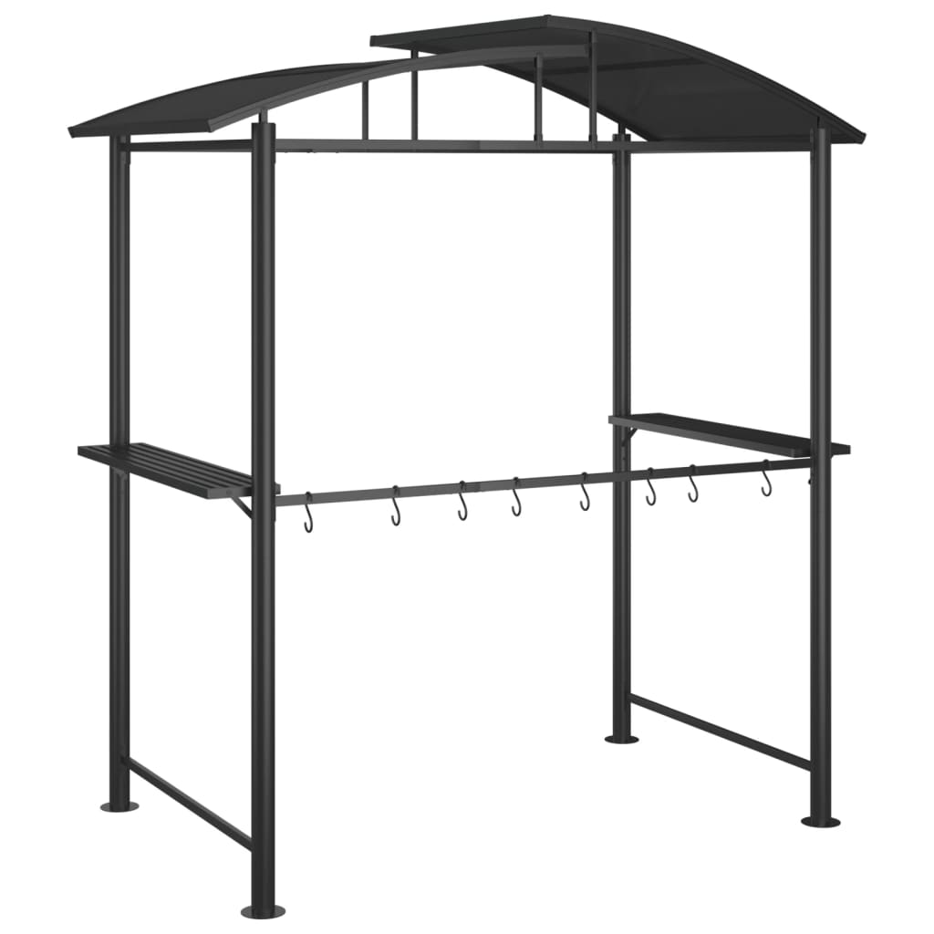 8720845696016_g_en_hd_3 vidaXL BBQ Gazebo with Side Shelves Anthracite 210x114x230 cm Steel - Image 5