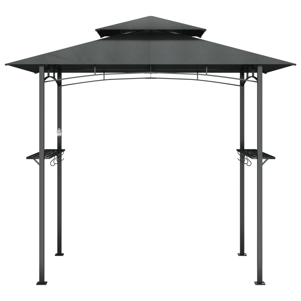 8720845696023_g_en_hd_1 vidaXL BBQ Gazebo with Side Shelves Anthracite 240x150x243 cm Steel - Image 3