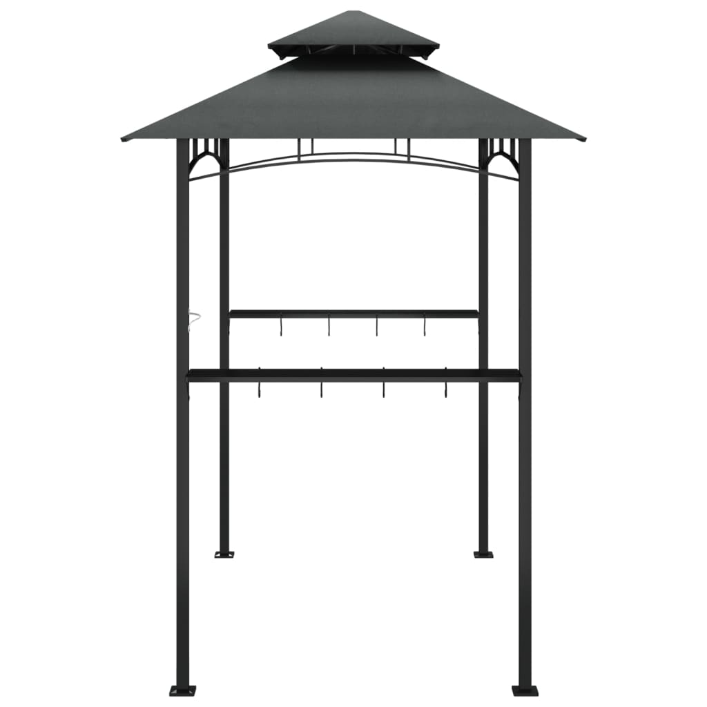 8720845696023_g_en_hd_2 vidaXL BBQ Gazebo with Side Shelves Anthracite 240x150x243 cm Steel - Image 4