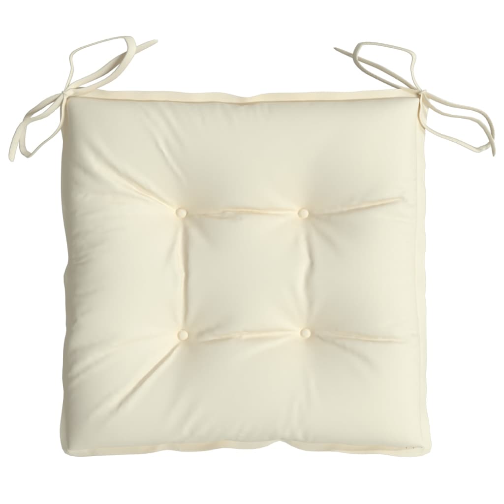 8720845708740_g_en_hd_4 vidaXL Chair Cushions 6 pcs Cream White 40x40x7 cm Oxford Fabric - Image 6