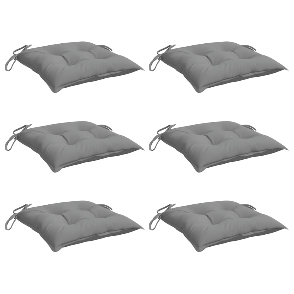 8720845709280_g_en_hd_1 vidaXL Chair Cushions 6 pcs Grey 50x50x7 cm Oxford Fabric - Image 3