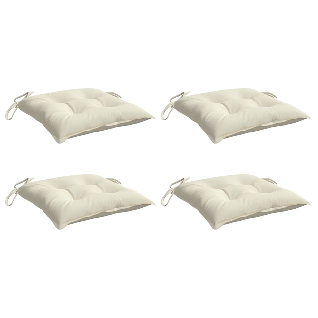 8720845709303_g_en_hd_1 vidaXL Chair Cushions 4 pcs Cream White 50x50x7 cm Oxford Fabric - Image 3