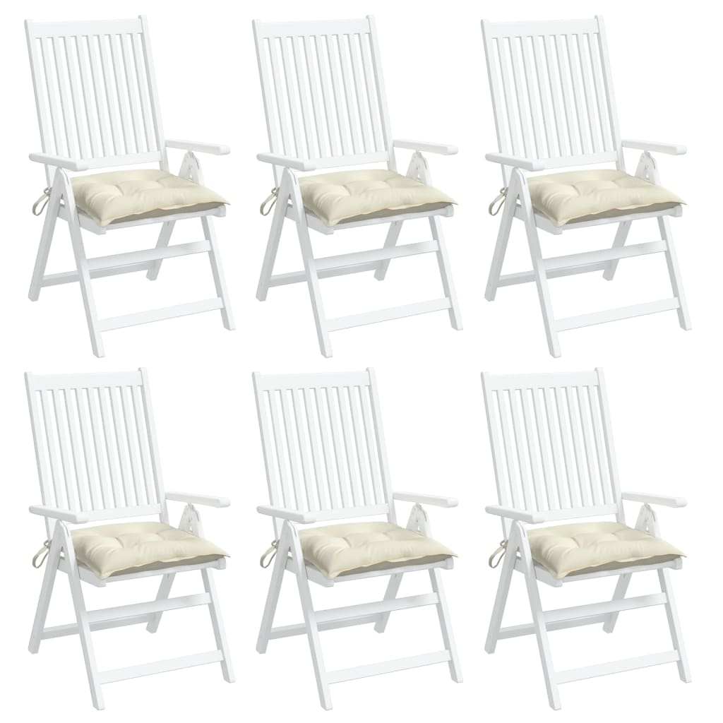 8720845709310_g_en_hd_2 vidaXL Chair Cushions 6 pcs Cream White 50x50x7 cm Oxford Fabric - Image 4