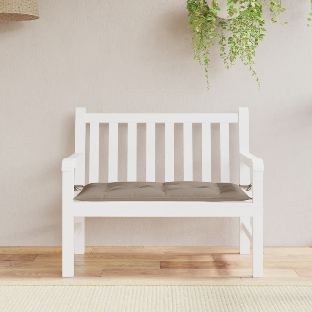 8720845709884_g_en_hd_1 vidaXL Garden Bench Cushion Taupe 100x50x7 cm Oxford Fabric - Image 3