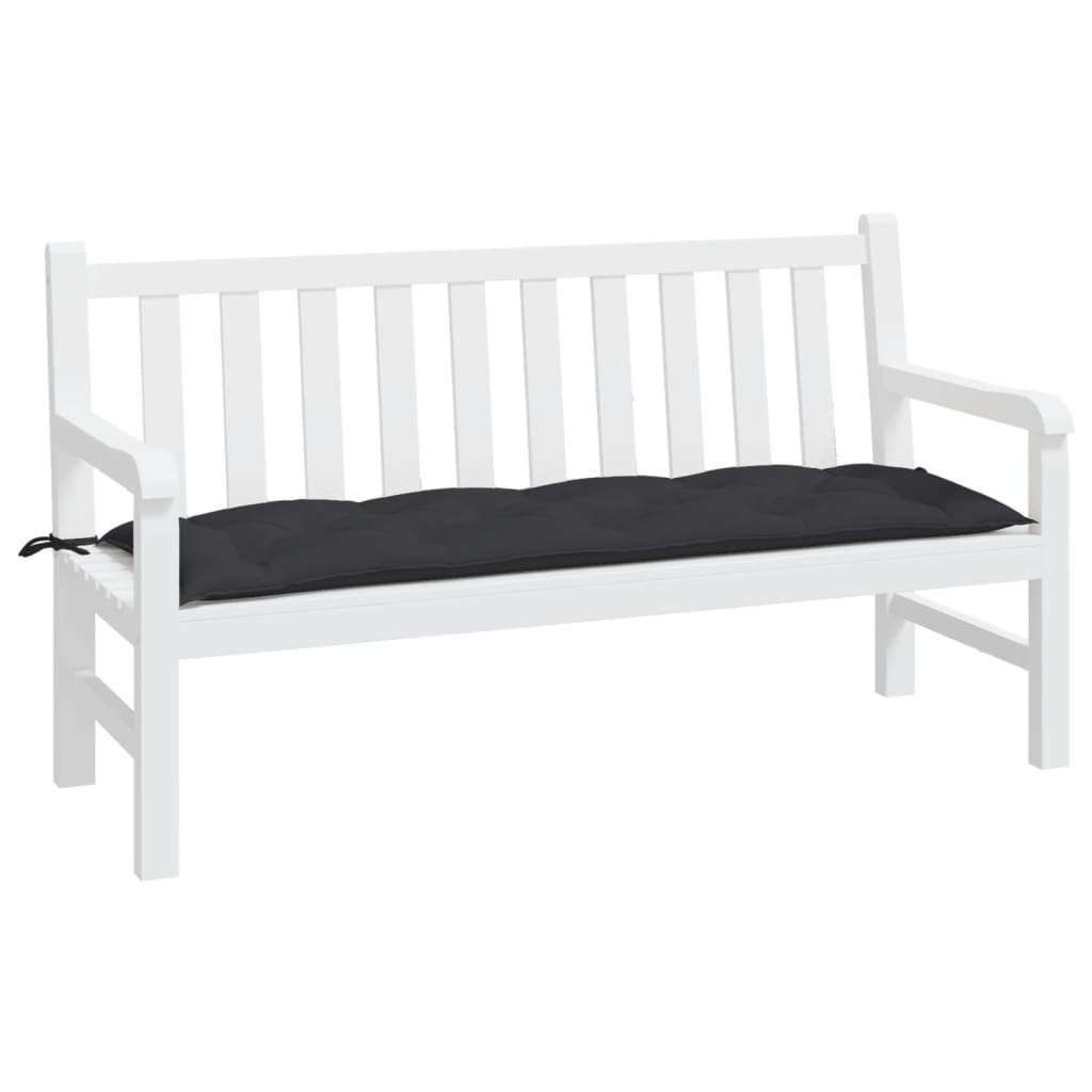 8720845710255_g_en_hd_1 vidaXL Garden Bench Cushion Black 150x50x7 cm Oxford Fabric - Image 3