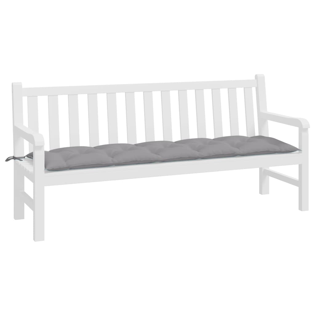 8720845710385_g_en_hd_1 vidaXL Garden Bench Cushion Grey 180x50x7 cm Oxford Fabric - Image 3