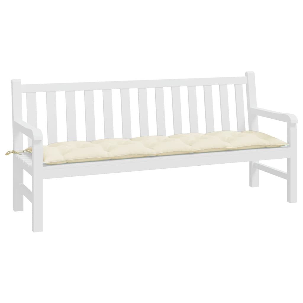 8720845710392_g_en_hd_1 vidaXL Garden Bench Cushion Cream 180x50x7 cm Oxford Fabric - Image 3