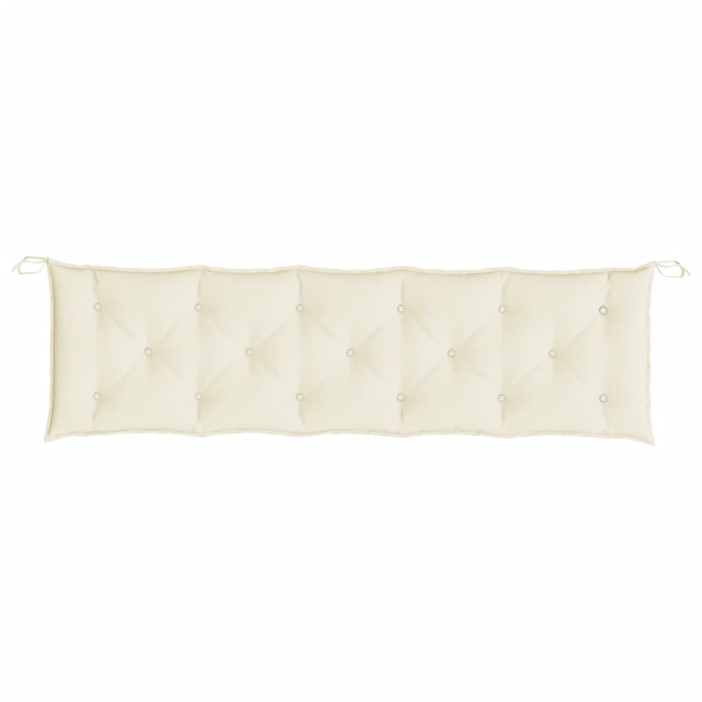 8720845710392_g_en_hd_2 vidaXL Garden Bench Cushion Cream 180x50x7 cm Oxford Fabric - Image 4