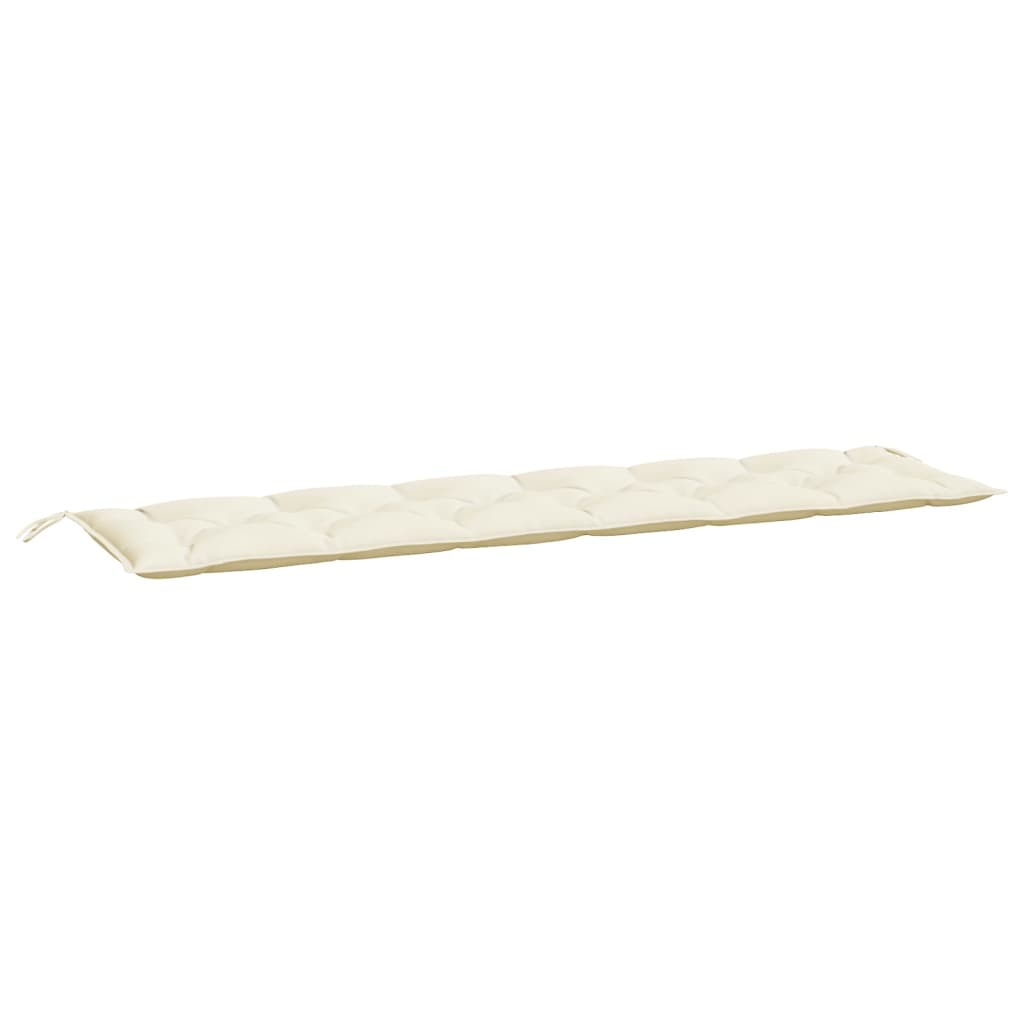 8720845710583_a_en_hd_1 vidaXL Garden Bench Cushion Cream 200x50x7 cm Oxford Fabric - Image 2