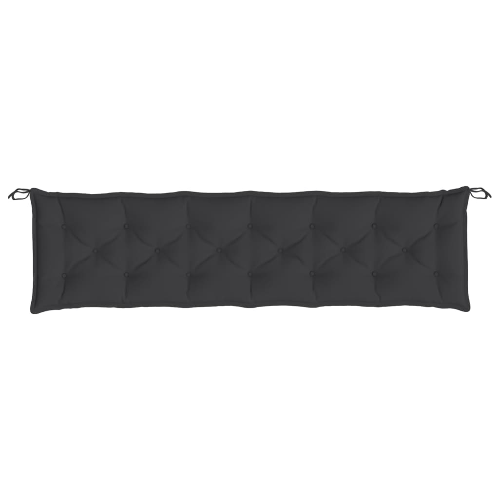 8720845710637_g_en_hd_2 vidaXL Garden Bench Cushion Black 200x50x7 cm Oxford Fabric - Image 4