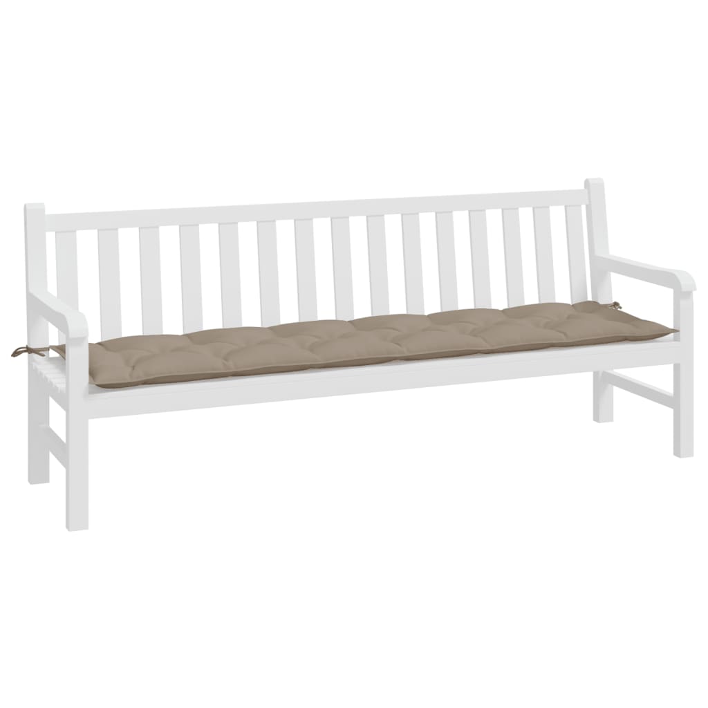 8720845710644_g_en_hd_1 vidaXL Garden Bench Cushion Taupe 200x50x7 cm Oxford Fabric - Image 3