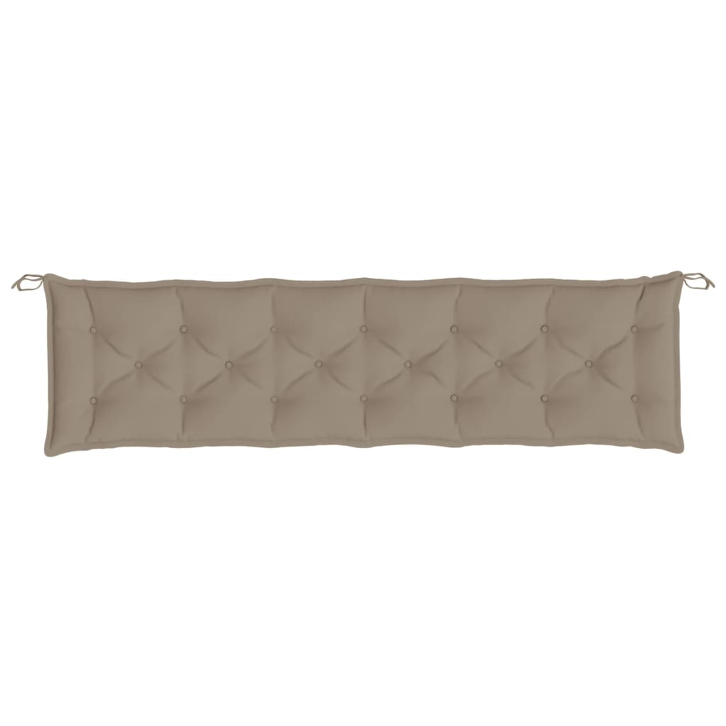 8720845710644_g_en_hd_2 vidaXL Garden Bench Cushion Taupe 200x50x7 cm Oxford Fabric - Image 4