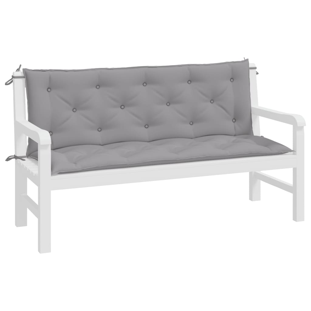 8720845711146_g_en_hd_2 vidaXL Garden Bench Cushions 2pcs Grey 150x50x7cm Oxford Fabric - Image 4