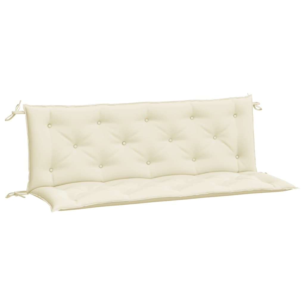 8720845711153_a_en_hd_1 vidaXL Garden Bench Cushions 2 pcs Cream White 150x50x7 cm Oxford Fabric - Image 2