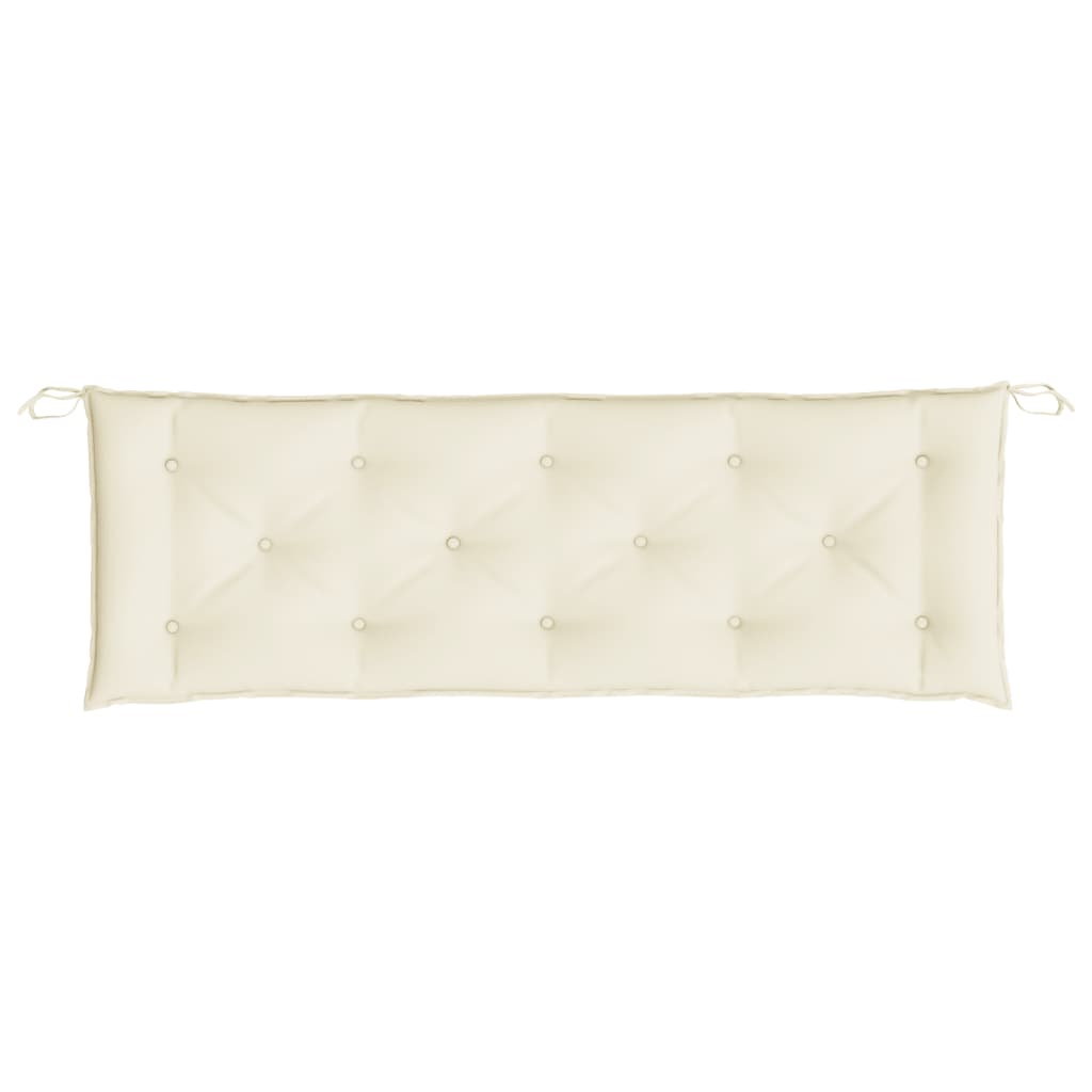 8720845711153_g_en_hd_4 vidaXL Garden Bench Cushions 2 pcs Cream White 150x50x7 cm Oxford Fabric - Image 6