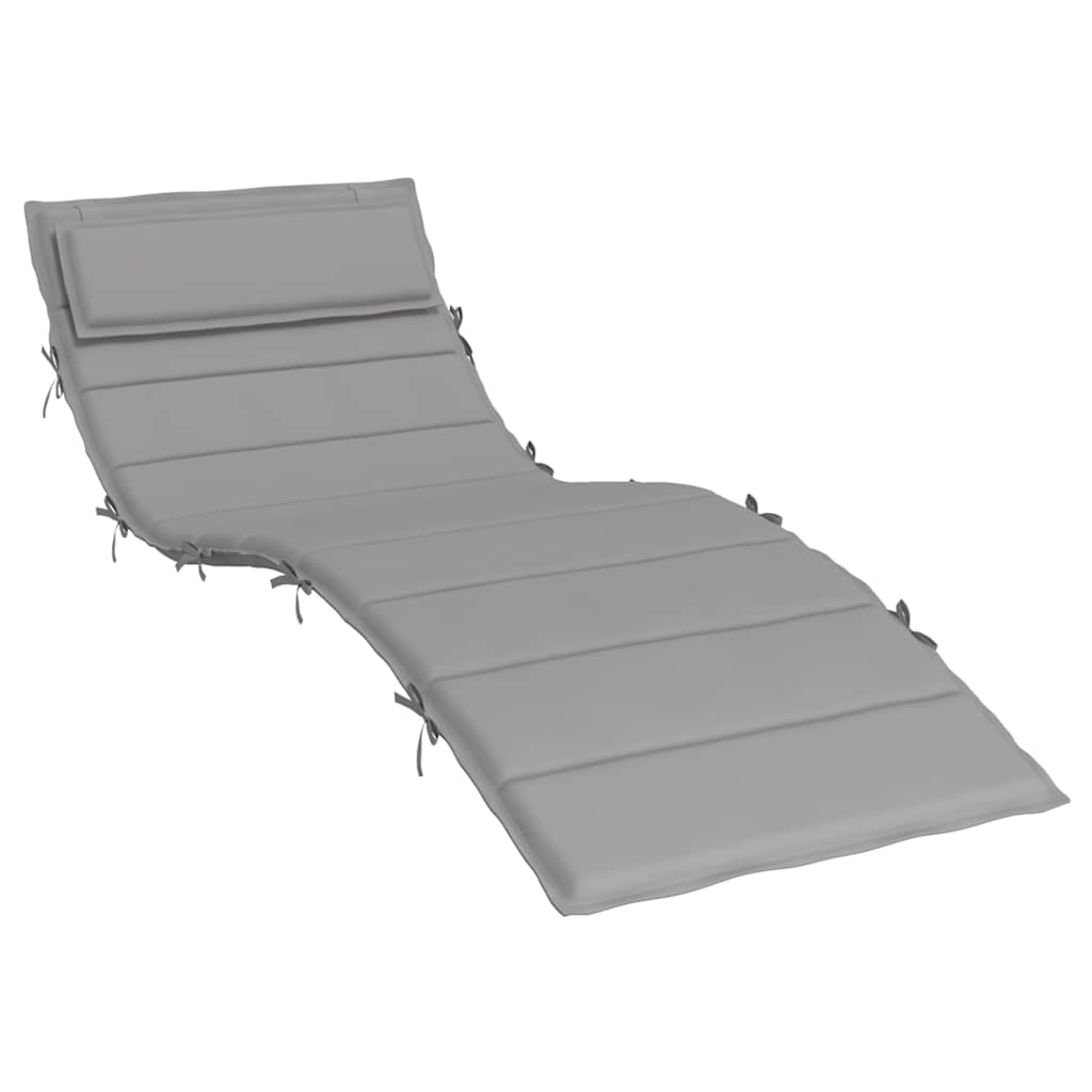 8720845712693_a_en_hd_1 vidaXL Sun Lounger Cushion Grey 180x60x4 cm Oxford Fabric - Image 2