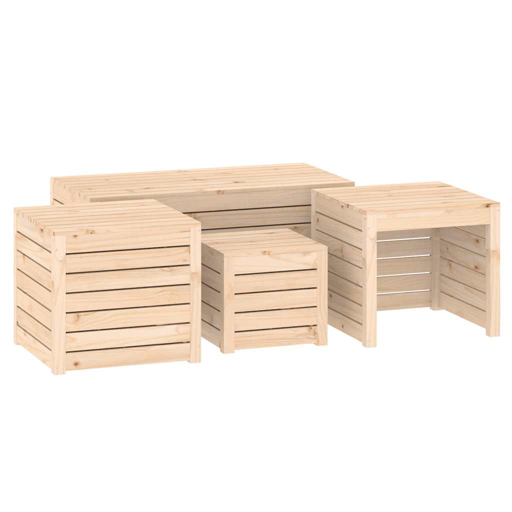 8720845716318_a_en_hd_1 vidaXL 4 Piece Garden Box Set Solid Wood Pine - Image 2
